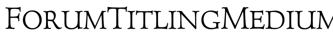 ForumTitlingMediumOldStyleFigs