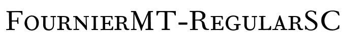 FournierMT-RegularSC