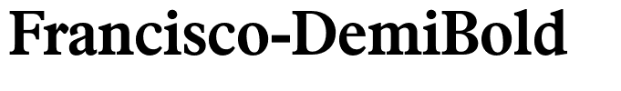 Francisco-DemiBold