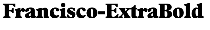 Francisco-ExtraBold