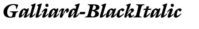 Galliard-BlackItalic