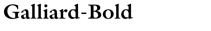 Galliard-Bold