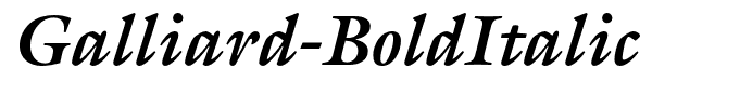 Galliard-BoldItalic