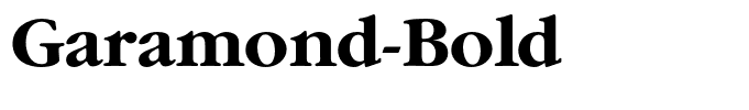 Garamond-Bold
