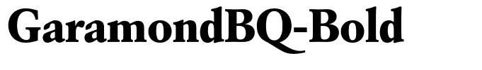 GaramondBQ-Bold
