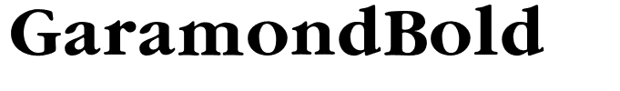 GaramondBold