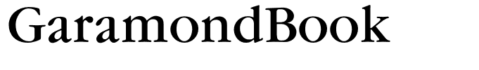 GaramondBook