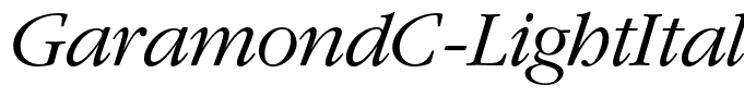 GaramondC-LightItalic