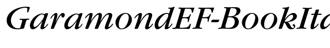 GaramondEF-BookItalic