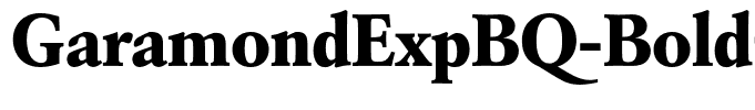 GaramondExpBQ-BoldOsF