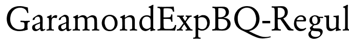 GaramondExpBQ-RegularOsF