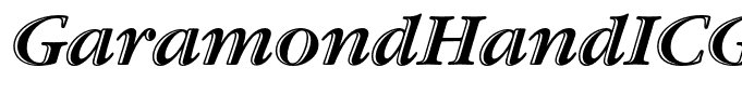 GaramondHandICG-Italic