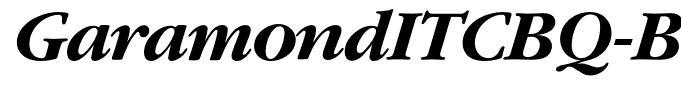 GaramondITCBQ-BoldItalic