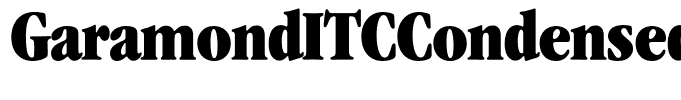 GaramondITCCondensedBQ-Ultra