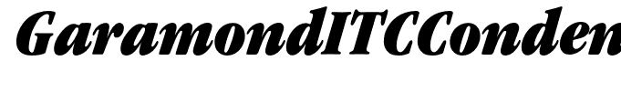 GaramondITCCondensedBQ-UltraItalic