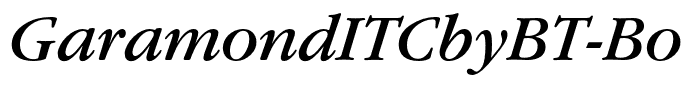 GaramondITCbyBT-BookItalic