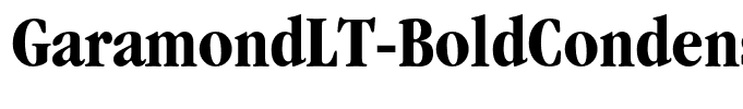 GaramondLT-BoldCondensed