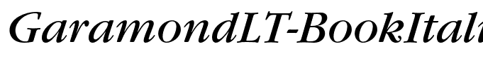 GaramondLT-BookItalic