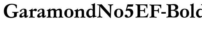GaramondNo5EF-Bold