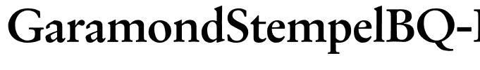 GaramondStempelBQ-Bold