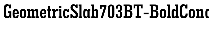GeometricSlab703BT-BoldCond
