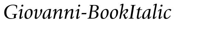 Giovanni-BookItalic