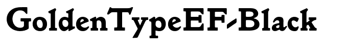 GoldenTypeEF-Black