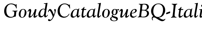 GoudyCatalogueBQ-Italic