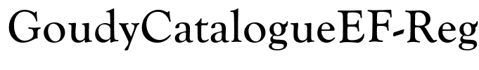 GoudyCatalogueEF-Regular