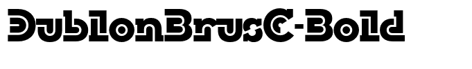 DublonBrusC-Bold