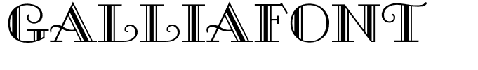 GalliaFont