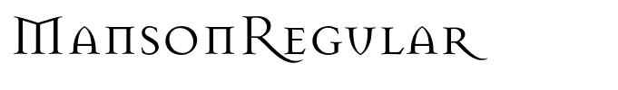 MansonRegular