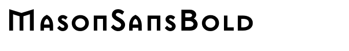 MasonSansBold