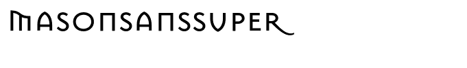 MasonSansSuper