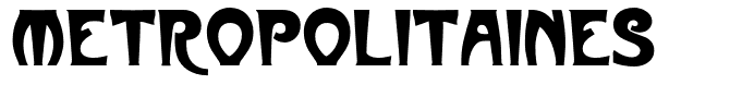 Metropolitaines