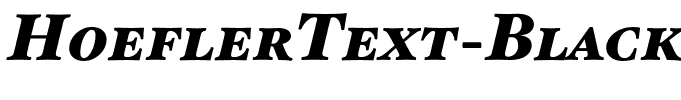 HoeflerText-Black-Italic-SC