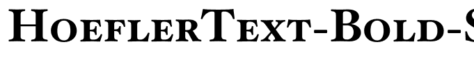 HoeflerText-Bold-SmallCaps