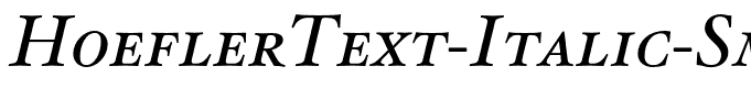 HoeflerText-Italic-SmallCaps