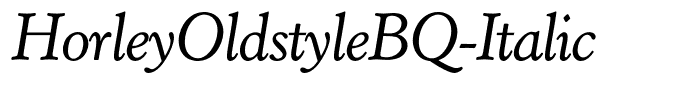 HorleyOldstyleBQ-Italic