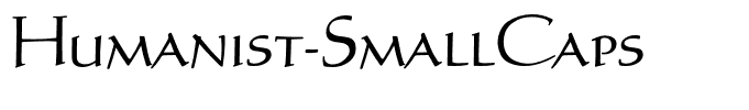 Humanist-SmallCaps