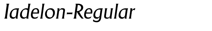 Iadelon-Regular
