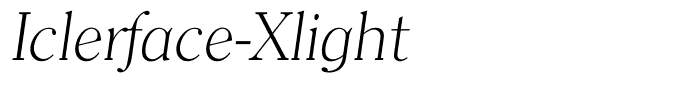 Iclerface-Xlight