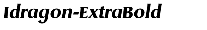 Idragon-ExtraBold