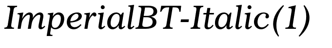 ImperialBT-Italic(1)