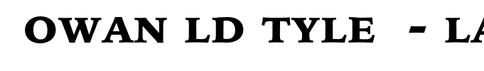 IowanOldStyleBT-BlackSmallCap