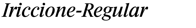 Iriccione-Regular