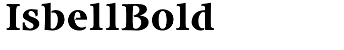 IsbellBold