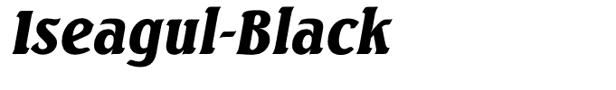 Iseagul-Black