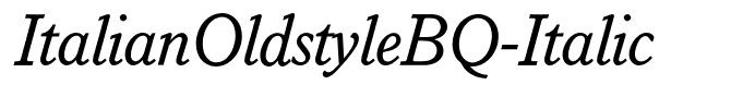 ItalianOldstyleBQ-Italic