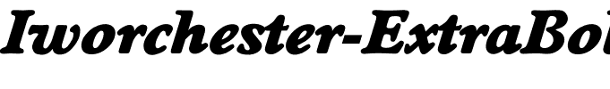 Iworchester-ExtraBold